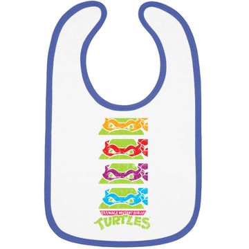 Discover Teenage Mutant Ninja Turtles Paneled Faces Baby Bib