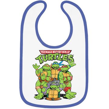 Discover Teenage Mutant Ninja Turtles Classic Retro Logo Baby Bib