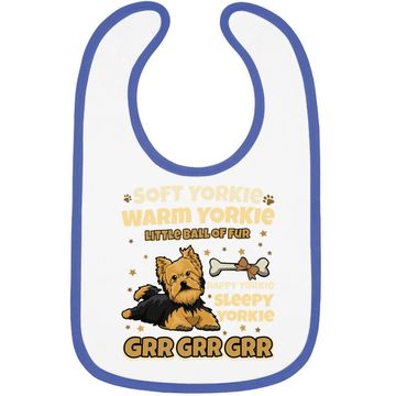 Discover Yorkie Dog Soft Yorkie Warm Yorkie Baby Bib