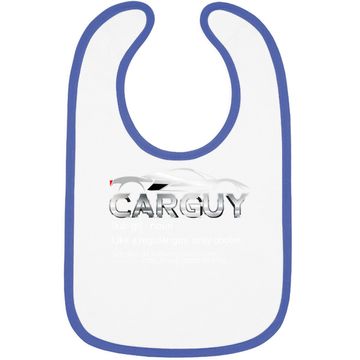 Discover Car Guy Sport Car Mechanic Baby Bib