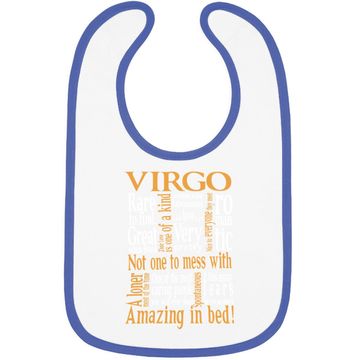 Discover Not One To Mess With Amazing In Bed Virgo Baby Bib