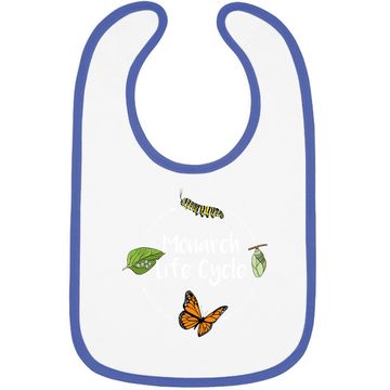 Discover Monarch Life Cycle - Butterfly Caterpillar Gift Baby Bib