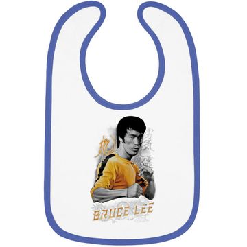 Discover Bruce Lee Quote Yellow Dragon Baby Bib