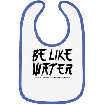 Discover Bruce Lee Expectations Signature Quote Baby Bib