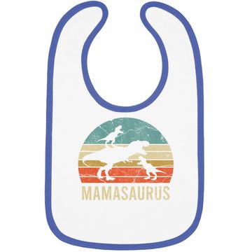 Discover Mommy Mom Mama Dinosaur Two Mamasaurus Gift Baby Bib