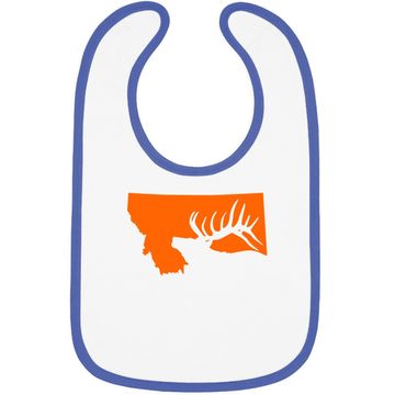 Discover Montana Elk Hunting Baby Bib