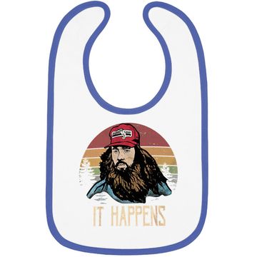 Discover Forrest Gump It Happens  circle Baby Bib