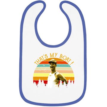 Discover Nirvan Forrest Gump That's My Boat Baby Bib
