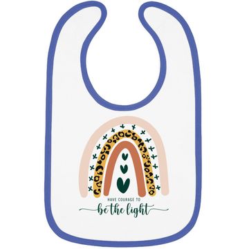 Discover Be The Light Boho Rainbow Christian Scripture Religious Baby Bib