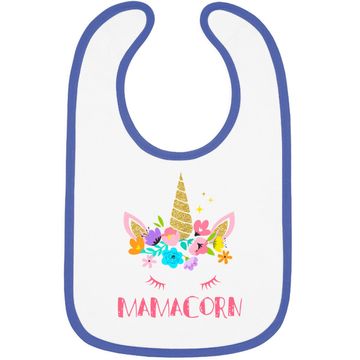 Discover Funny Mamacorn Unicorn Baby Bib