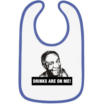 Discover Bill Cosby Short Sleeve Baby Bib For Man Black