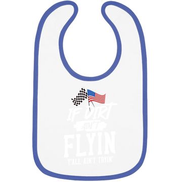 Discover Dirt Track Racing Sprint Car Racing Baby Bib