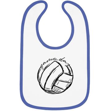 Discover Volleyball Game Day For Volleyball Lovers Baby Bib