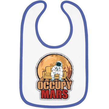 Discover Elon Musk Occupy Mars Baby Bib