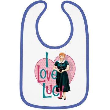 Discover I Love Lucy Classic Tv Comedy Lucille Ball Heart You Adult Baby Bib