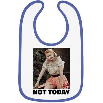 Discover I Love Lucy Baby Bib Not Today Black Bib