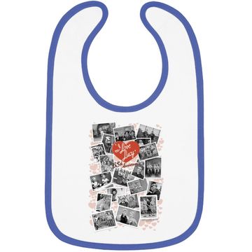 Discover I Love Lucy 65th Anniversary Collage Baby Bib