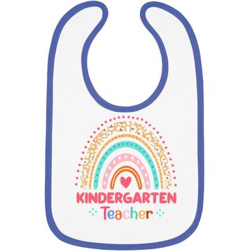 Discover Kindergarten Rainbow Teacher Team Kindergarten Squad Baby Bib
