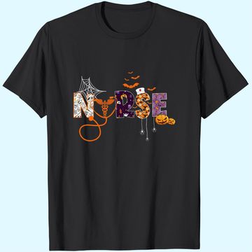 Discover Nurse Health Worker Halloween T Shirt
