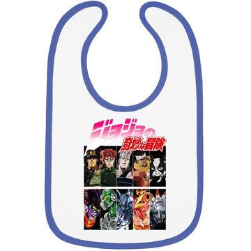 Discover Jojo's Bizarre Adventure Summer Cool Short Sleeve Classic Tt Baby Bib