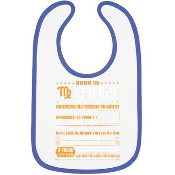 Discover September Birthday Born In September Virgo Baby Bib