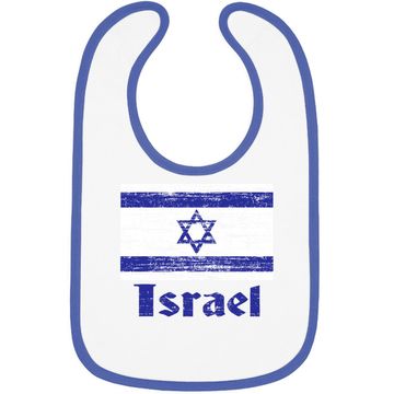 Discover Flag Of Israel Baby Bib