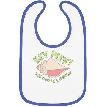 Discover Key West Conch Florida Keys Gift Seceded Conch Baby Bib