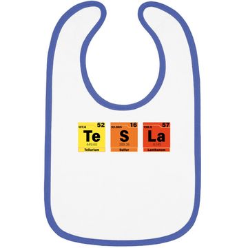 Discover Tesla Periodic Table Te S La Baby Bib