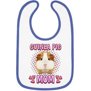 Discover Pig Mom Mommy Mother's Day Guinea Pig Baby Bib