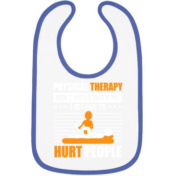 Discover Pt Physical Therapy Gift Therapist Month Baby Bib