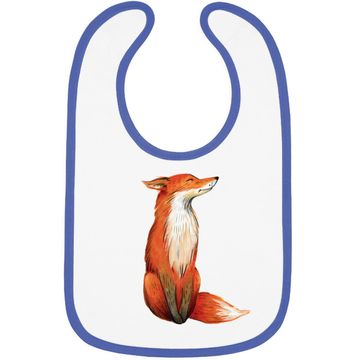 Discover Watercolor Fox Baby Bib