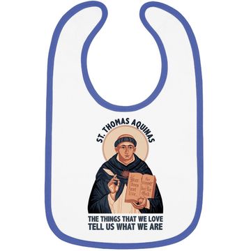Discover St Thomas Aquinas Catholic Baby Bib