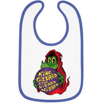 Discover King Gizzard The Lizard Gift Wizard Baby Bib