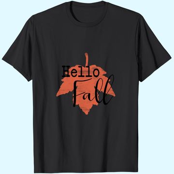 Discover Hello Falls Autumn Season T Shirt