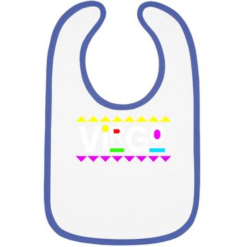 Discover Virgo Zodiac Design 90s Style Baby Bib