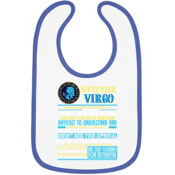 Discover Virgo Facts September Virgo Baby Bib