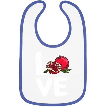 Discover I Love Pomegranate Kawaii Fruit Baby Bib