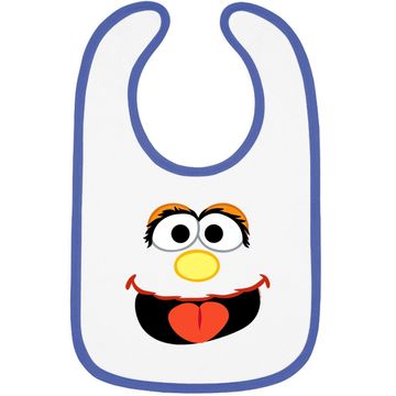 Discover Sesame Street Murray Face Baby Bib