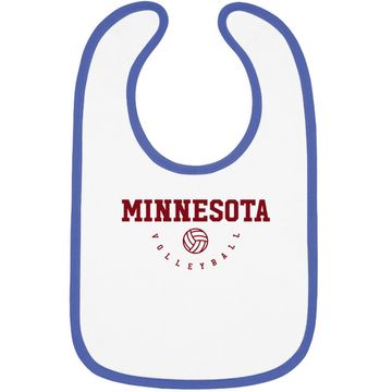 Discover Minnesota Volleyball Team Baby Bib