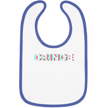 Discover Optical Illusion Cringe Baby Bib