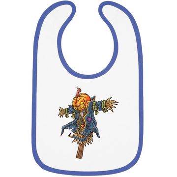 Discover Halloween Scarecrow Pumpkin Baby Bib