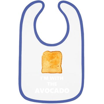 Discover I'm With The Avocado Toast Halloween Baby Bib