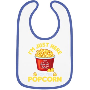Discover Popcorn Vintage Funny Baby Bib