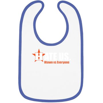 Discover Hate Us Htown Vs Everyone Houston Baseball Supporter Baby Bib