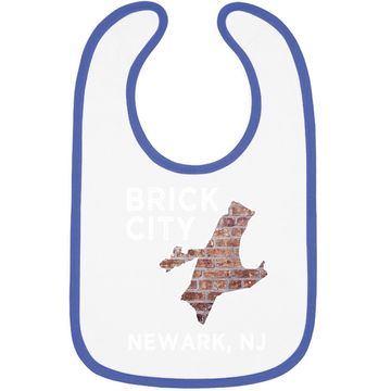 Discover Brick City Newark New Jersey Baby Bib
