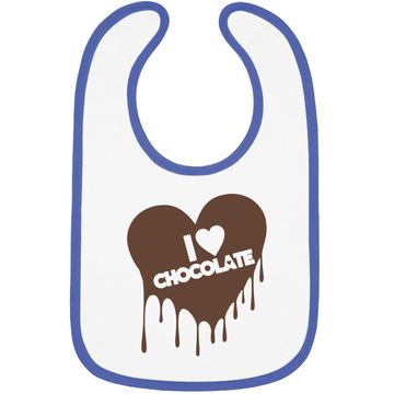 Discover I Love Chocolate Baby Bib