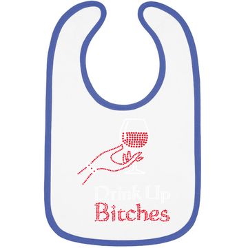 Discover Chris's Stuff Rhinestone Baby Bib