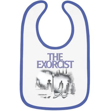 Discover The Exorcist Purple Logo Baby Bib