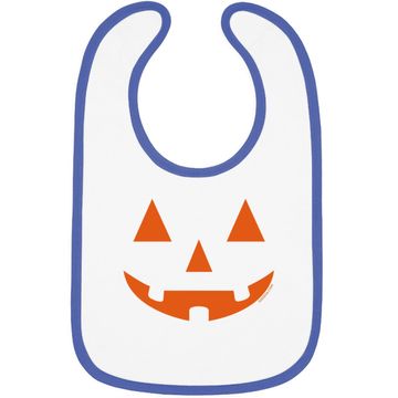 Discover Jack O' Lantern Pumpkin Halloween Baby Bib