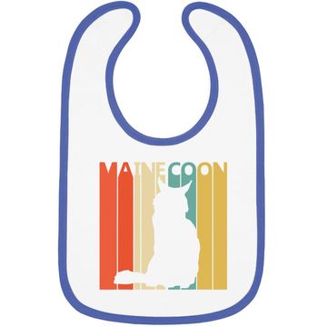Discover Vintage Maine Coon Cat Baby Bib